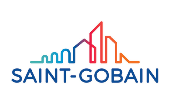 Saint-Gobain Logofarbe mit weißem Hintergrund - Druckversion